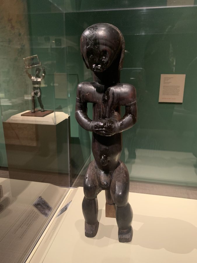 Reliquary Guardian figure crafted by the Fang people of Equatorial Guinea.