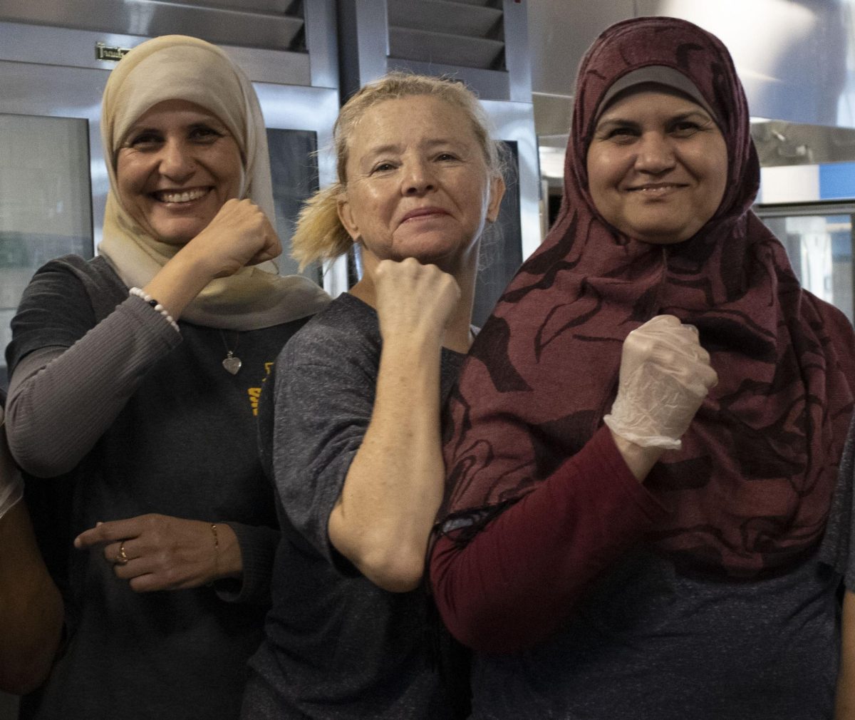  Lightridge lunch ladies Fakhar Nisa, Elizabeth Chaves and Shazma Taqeer may look nice -and, honestly, they are- but a new proposal seeks to bring them the knock out level of respect that they deserve.