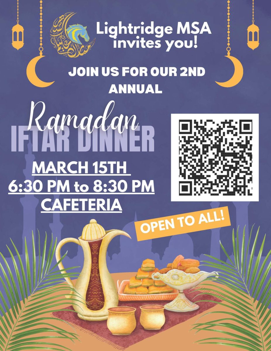 Iftar dinner flyer photo provided by the Muslim Students Association