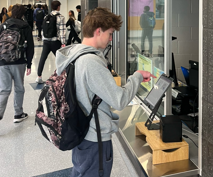 Senior Will Vlasto checks in late on Jan. 30, the day before the record for tardies was set.