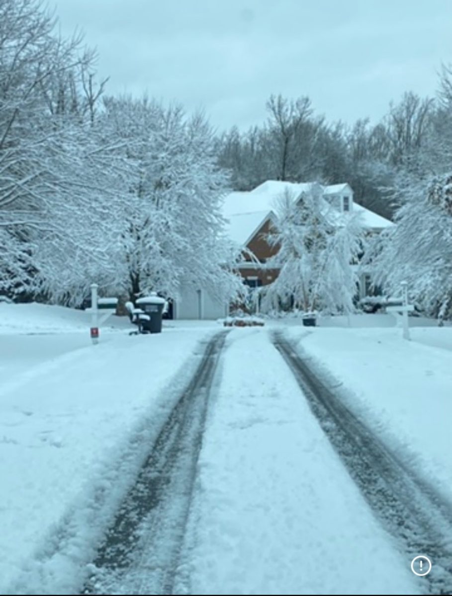 Heavier than normal snow packed the roads made getting to school in January and February tricky.