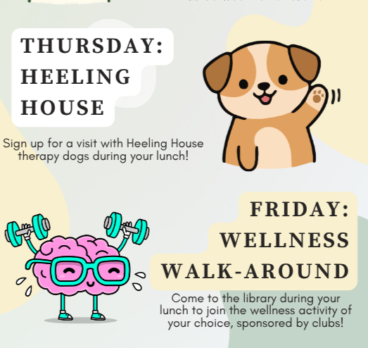Wellness Week features an entire slate of events aimed at improving the mental well-being of faculty and students.